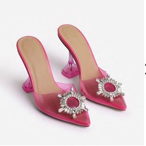 Barbie Diamante mules pink